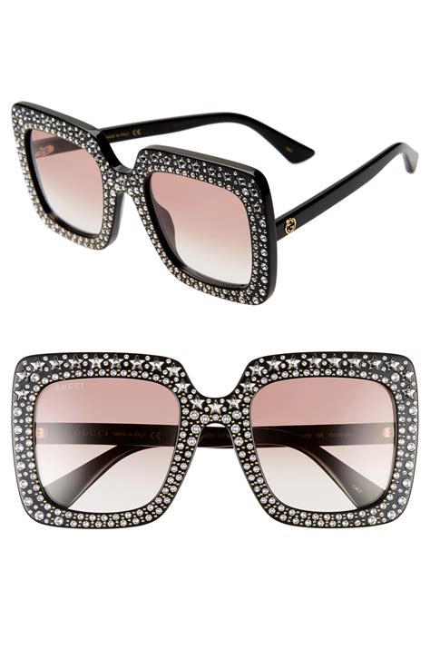 gucci embellished sunglasses|gucci sunglasses for women 2020.